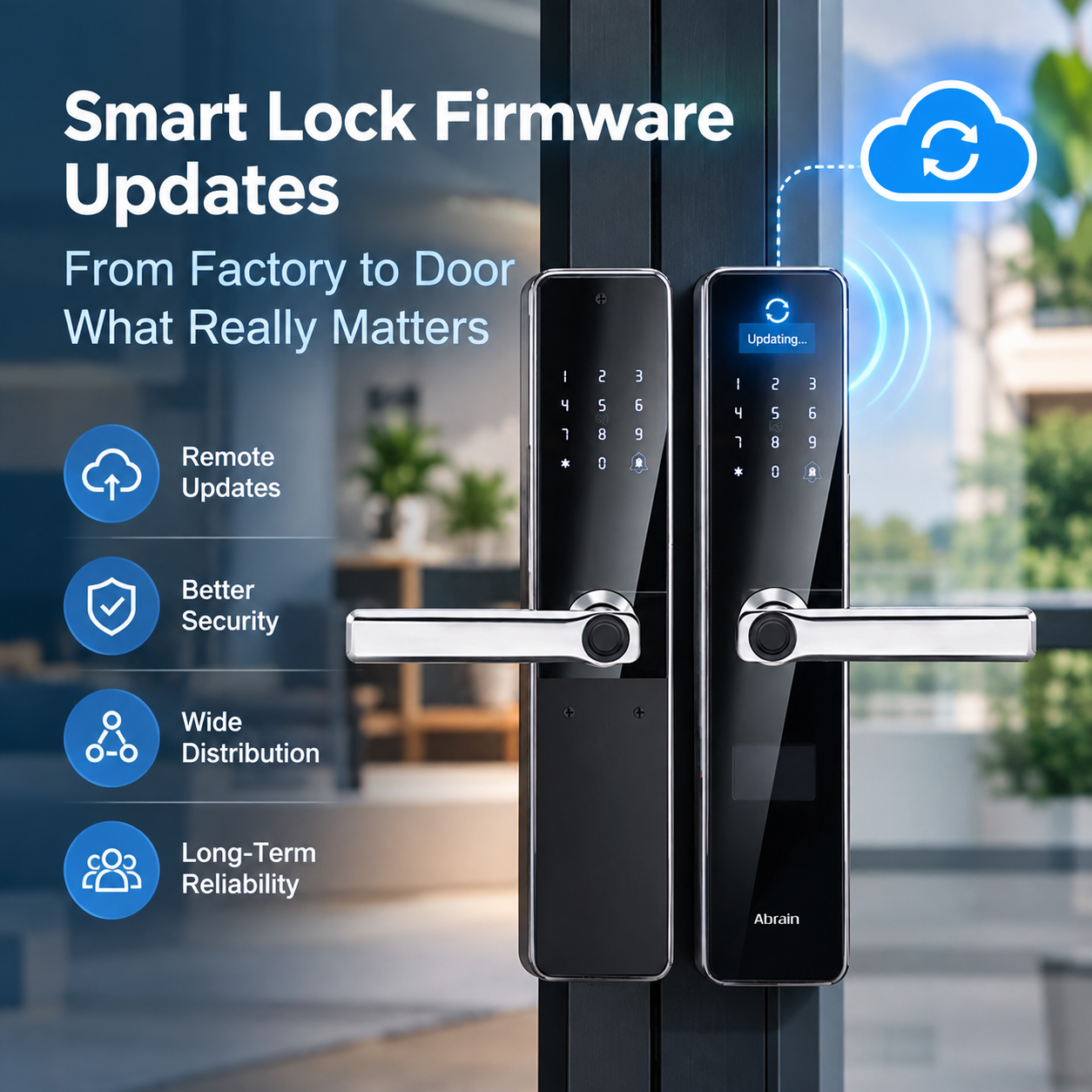 ¿Cómo gestiona una fábrica de Smart Lock las actualizaciones de firmware?
